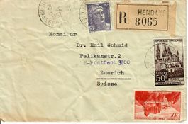 Brief, Frankreich 1952