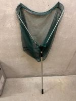 Fischkescher mit Teleskopstiel grün neu