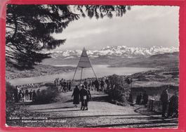 ZÜRICH, UETLIBERG, ZÜRICHSEE UND GLARNERALPEN, 13.3.1961