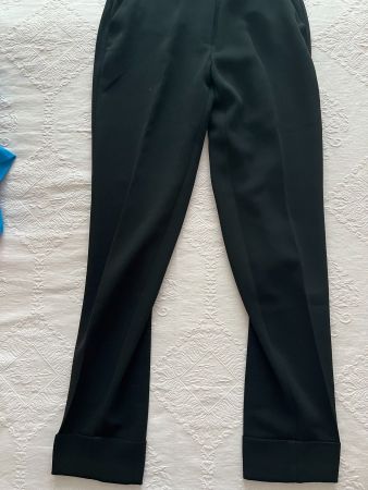 Damen Bundfalte Hosen schwarz Gr. 34 "Mango"
