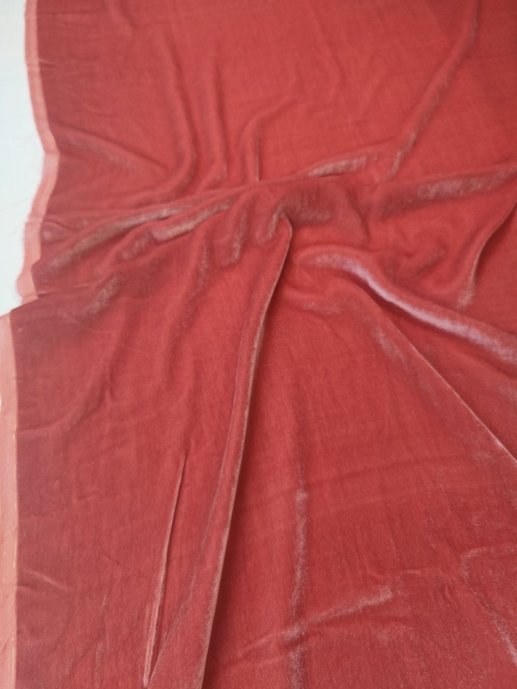 Stoffe: Velours Viskose & 20% Seide 1.65x1.30m rosa – Neu (gemäss Beschreibung) aus Lufingen von Voyager7 6