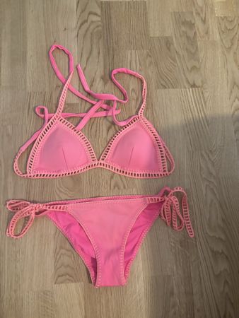 Bikini Victoria's Secret pink gehäkelt Grösse S