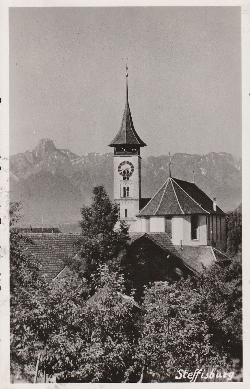 Cartoline postali: AK Steffisburg - gel. 1.8.1939 – Usato da Fribourg venduto da schnalla92