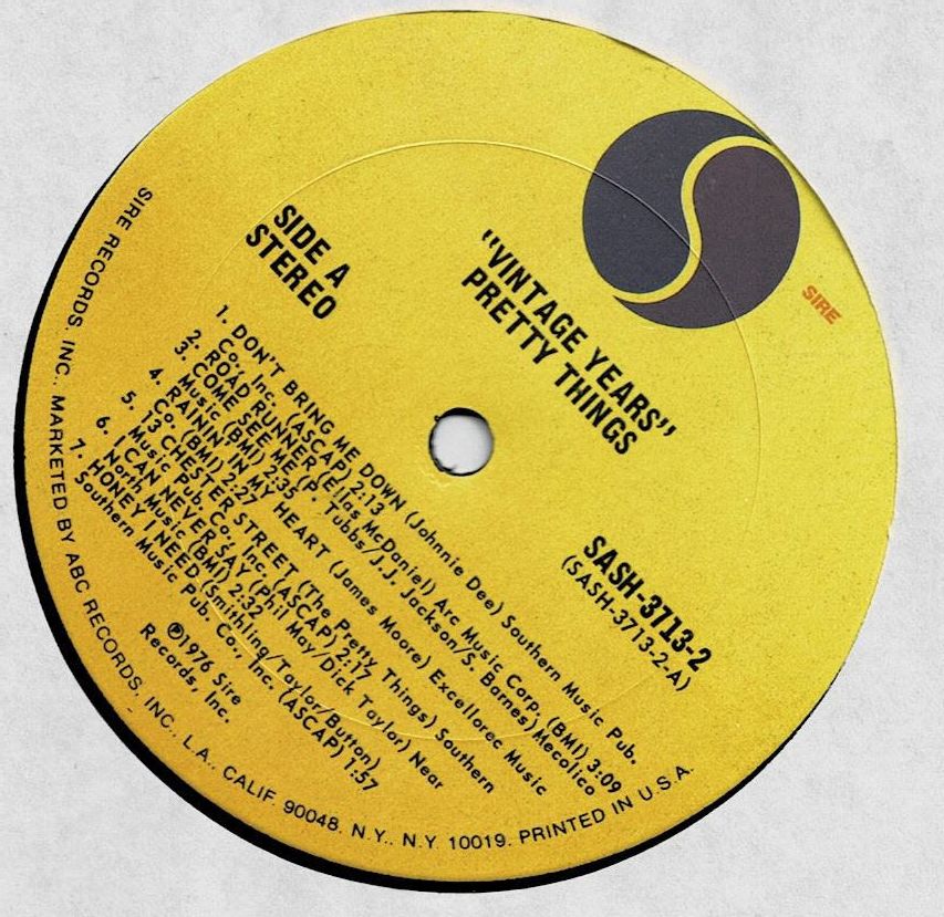 Schallplatten: The Pretty Things  Vintage Years – Gebraucht aus Sulz AG von Oberdanne8 1