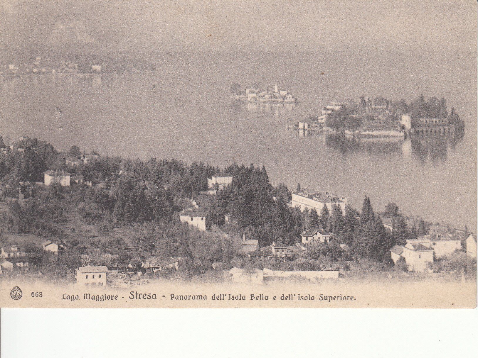 Cartoline postali: Lago Maggiore 1911, 4 Stück – Usato da Bürglen TG venduto da StampGraf 1