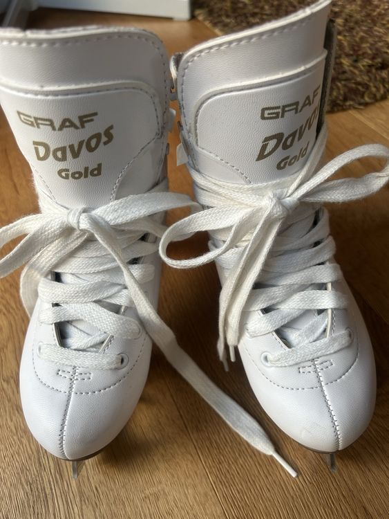 Graf Davos Gold Ice Skates - EXTREME SPORTS CENTER