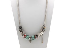 PANDORA Collier mit 12 Charms 925 Sterling Silber *S4604