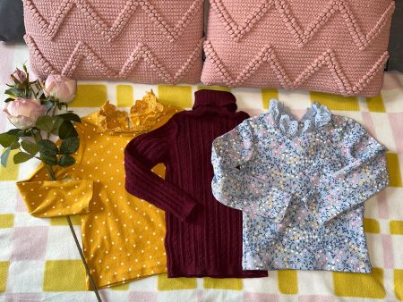 Sweet lot of 2 tops and one sweater  age 2-3 years (98cm)
