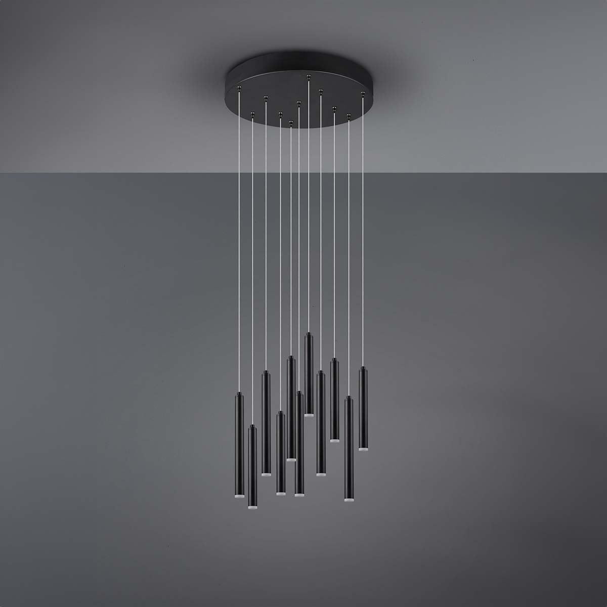 Lampadari & plafoniere: LED Pendelleuchte, Schwarz, 40 cm Ø – Nuovo (secondo la descrizione) da Kreuzlingen venduto da Smart-Light 3