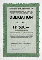 Imprimérie Centrale Moutier SA - 1976