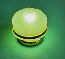 Deckenlampe mit frostigem Schirm Art Deco Puppenhaus