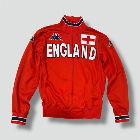 Kappa England streetwear style track jacket retro fussball