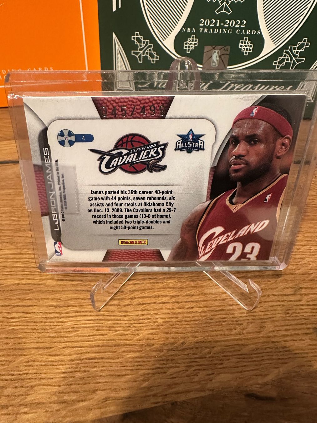 Nba Carte collezionabili: LeBron James patch all-star Game dallas /499 – Usato da Vullierens venduto da Gaara04 1