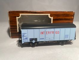 Liliput, Kühlwagen INTERFRIGO weiss, AC Achsen