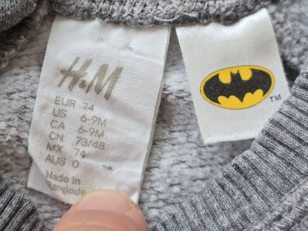 H&M Maglioni & Felpe: Coole H&M Batman Pullover, Gr. 74 – Usato da Teufenthal AG venduto da thuzsu 2