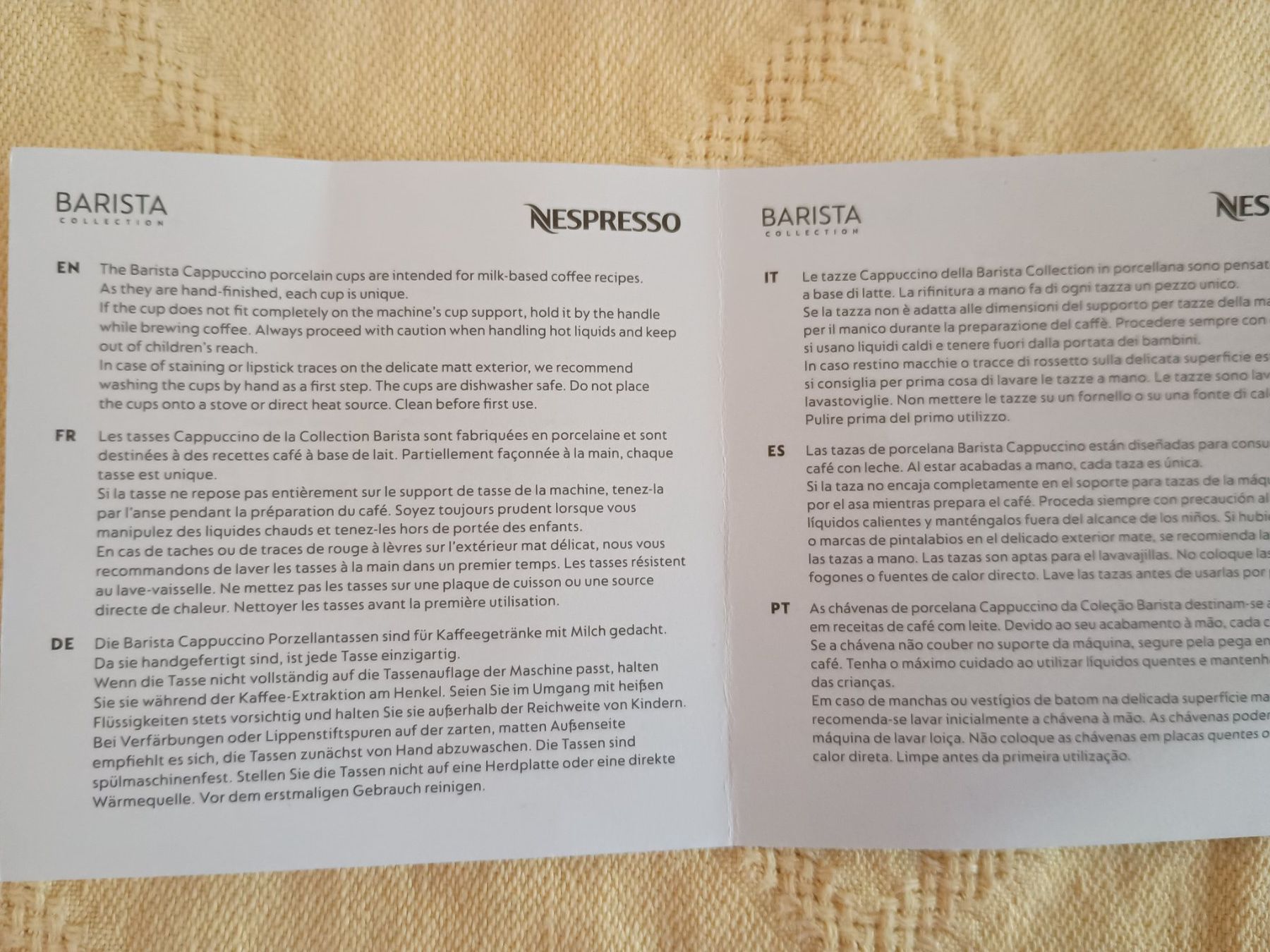 Nespresso Tazze: 2x BARISTA Cappuccinotassen, medium – Nuovo e nell'imballaggio originale da Buchs AG venduto da ReaNaTsch 6