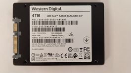 WD Red SA500 4TB SATA SSD 2.5 Zoll neuwertig