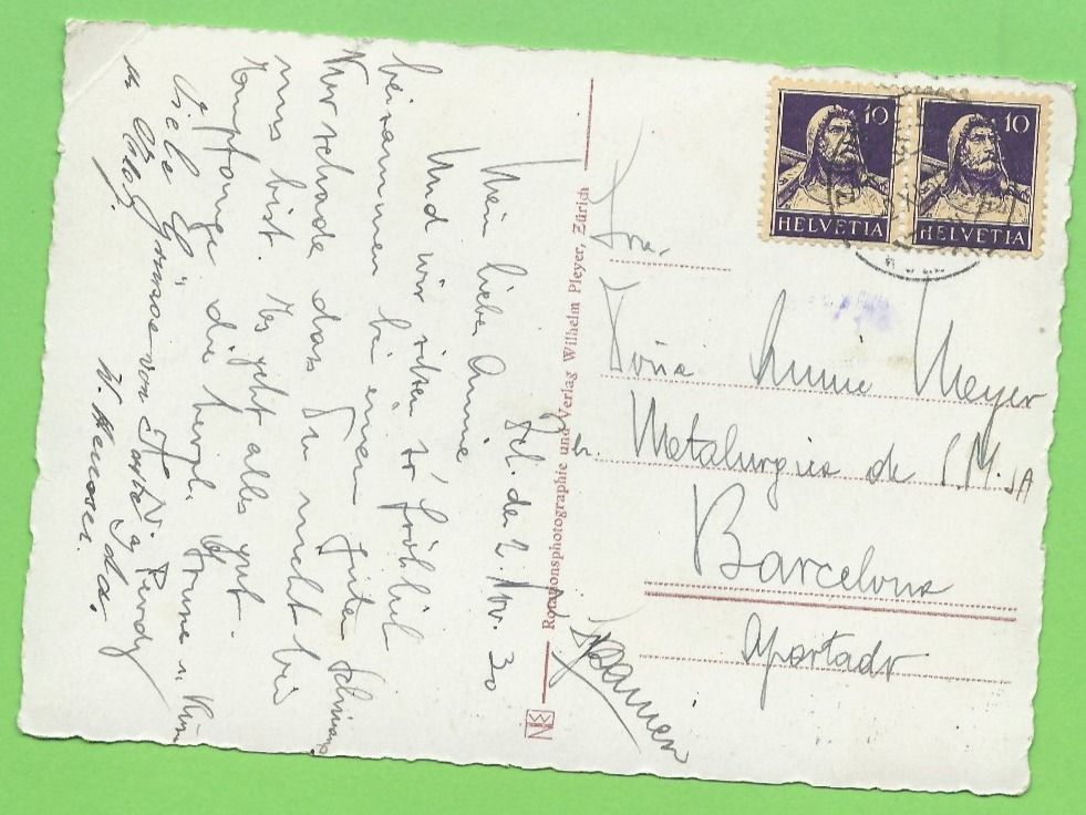 Cartoline postali: Zürich, Bellevue, Utoquai – Usato da Zürich venduto da t24_de 1