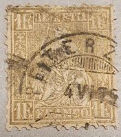 Sitzende Helvetia Nr 36 Kat. 170.00 Befund mängel