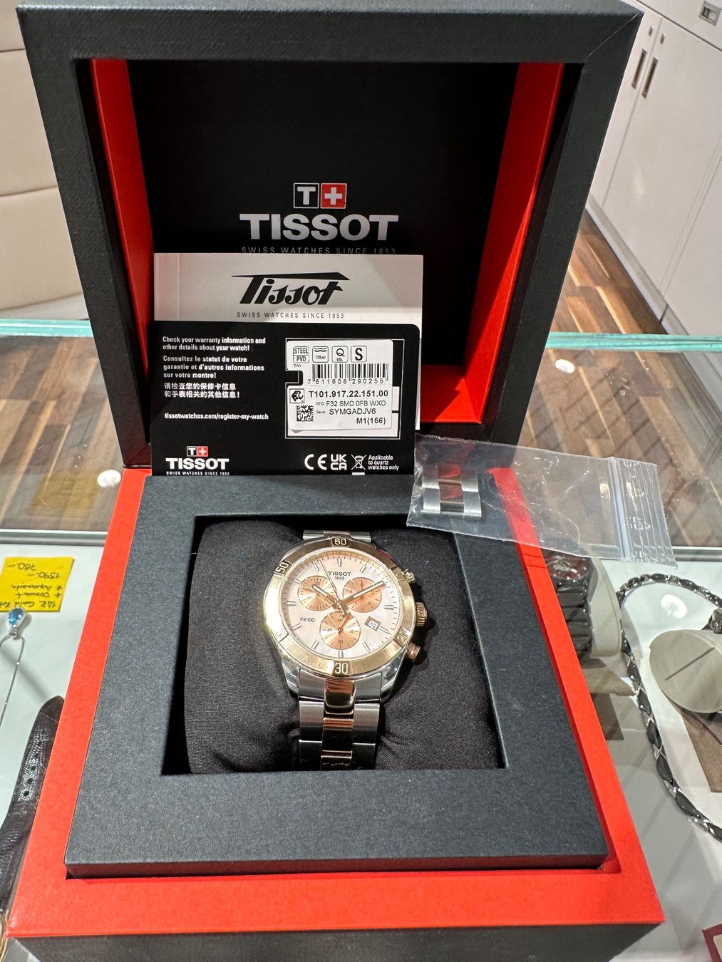 Tissot Orologi: Tissot PR 100 Sport Chic 38mm – Usato da Bremgarten AG venduto da uhrenshopp 6