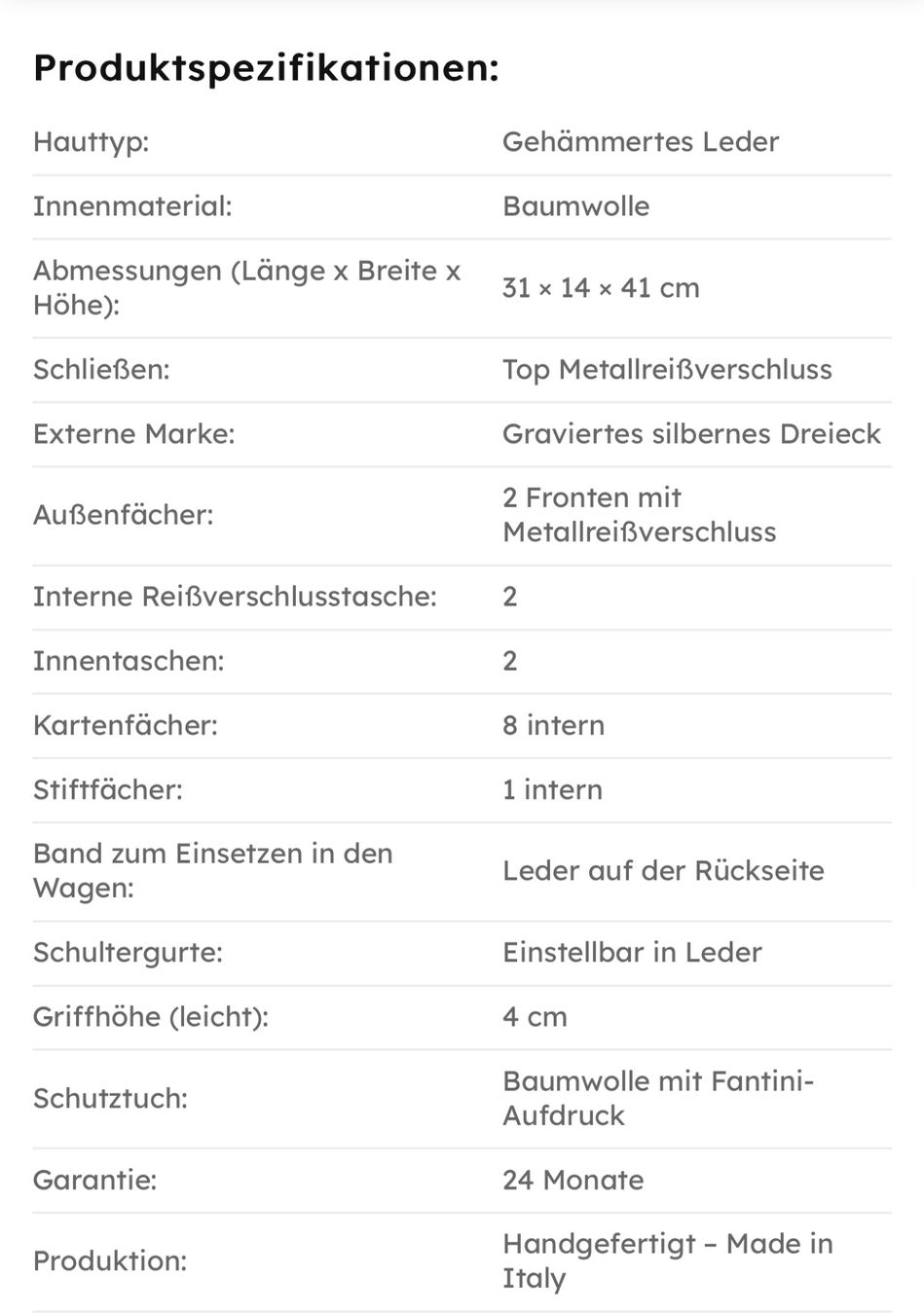 Zaini: Lederrucksäcke Nettuno - Farbe Schwarz – Nuovo e nell'imballaggio originale da Wittenbach venduto da WWW.DRILUBAGS.CH 6