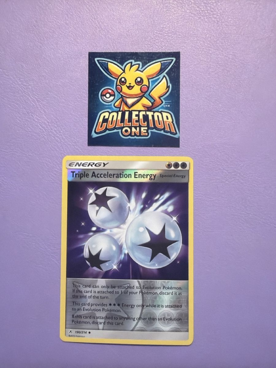 Pokémon Carte collezionabili: Pokemon Triple Acceleration Energy Holo  – Nuovo (secondo la descrizione) da Lommiswil venduto da CollectorOne