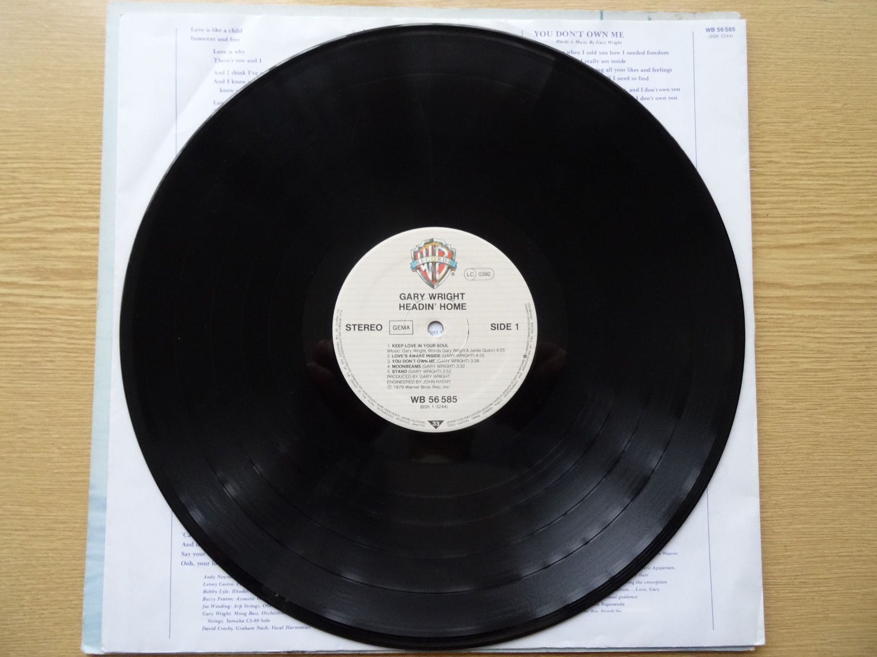 Schallplatten: Gary Wright: Headin' Home Vinyl LP (1979) – Gebraucht aus Zürich von burdan 4