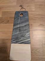 Servierbrett aus Marmor und Naturholz, 45x18 (15)cm, NEU!