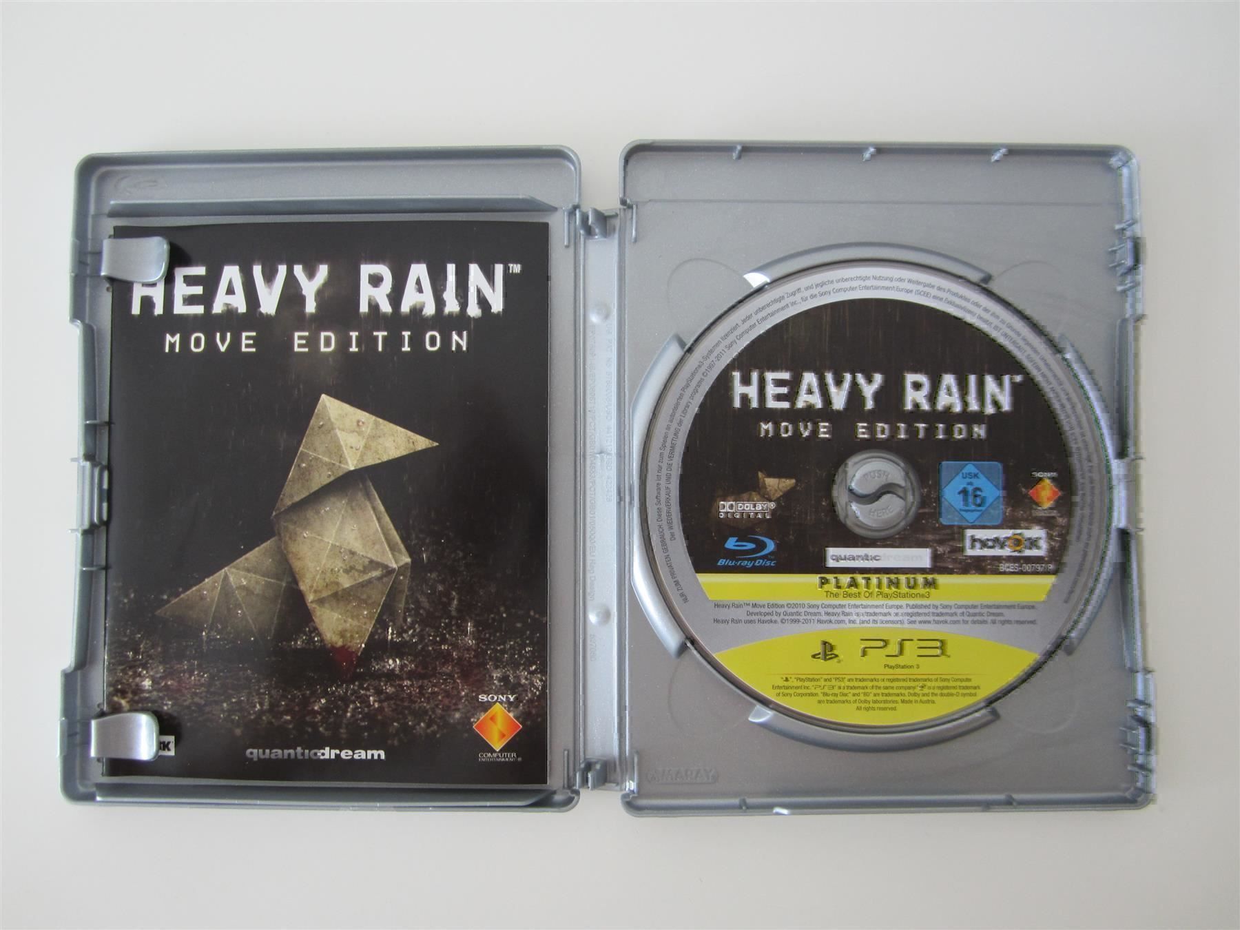 Spiele: Heavy Rain - Move Edition - für Sony PS3 – Gebraucht aus Zürich von Lacoste06 2