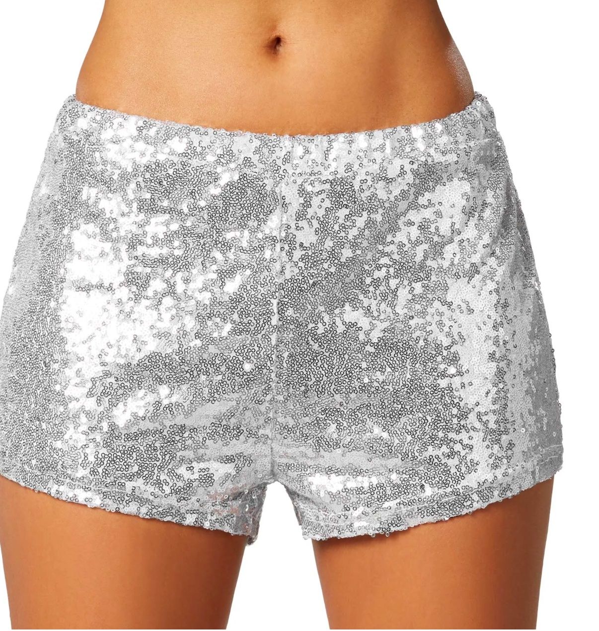Costumi: Pailletten-Shorts silber Grösse XL – Nuovo (secondo la descrizione) da Necker venduto da liq24