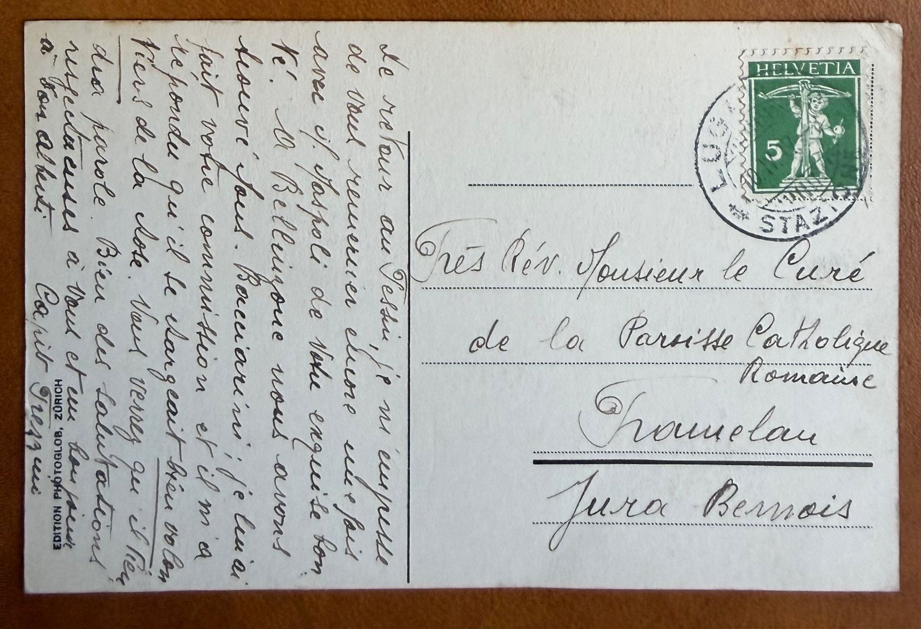 Cartoline postali: Ponte di Mélide - Lago di Lugano 1917 – Usato da Lutry venduto da Ediego 1
