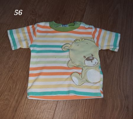 Baby T-Shirt Gr. 56 mit Bär Applikation