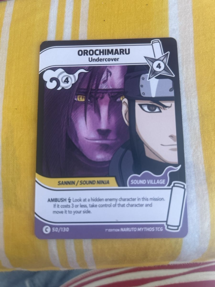 Carte collezionabili: Naruto Mythos TCG: Orochimaru 1. edition englisch – Nuovo (secondo la descrizione) da Zürich venduto da jje_7vy7