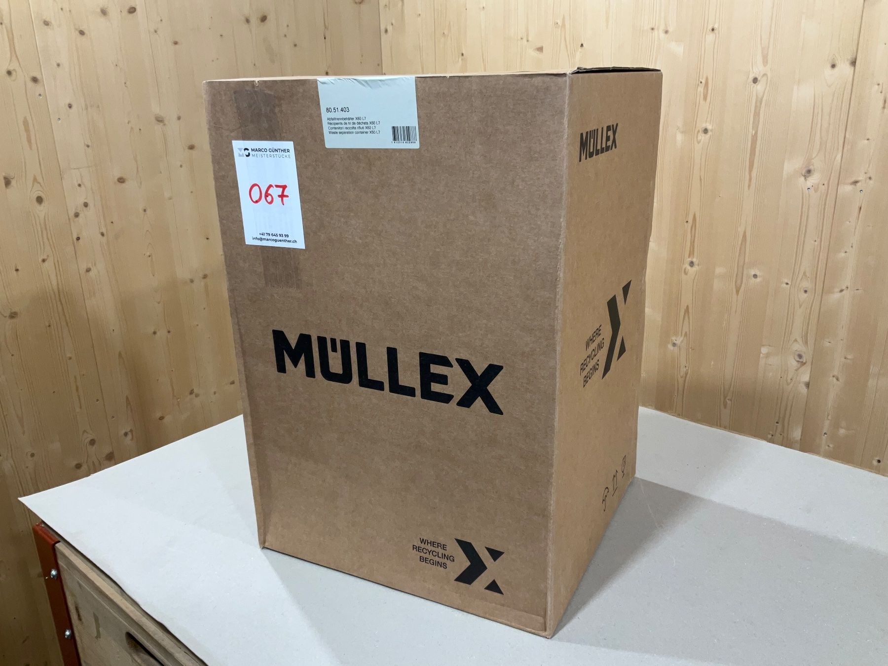 Müllex Abfalleimer: 067 Müllex Abfallsystem X60 L7 – Neu und originalverpackt aus Derendingen von Meisterstuecke 5