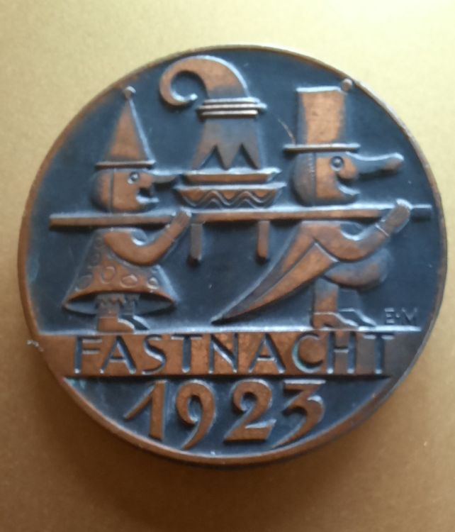 Médaille Carnaval Allersberg 1750 – Émail Brehmer Avec Blason – 1985 – Allemagne – Occasion