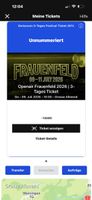Openair Frauenfeld 2026 3-Tages Ticket neu