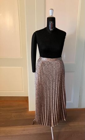 Plisséjupe Twinset Milano Leopardenlook
