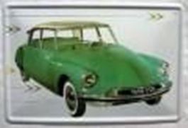 Blechschild-CITROEN DS GRÜN