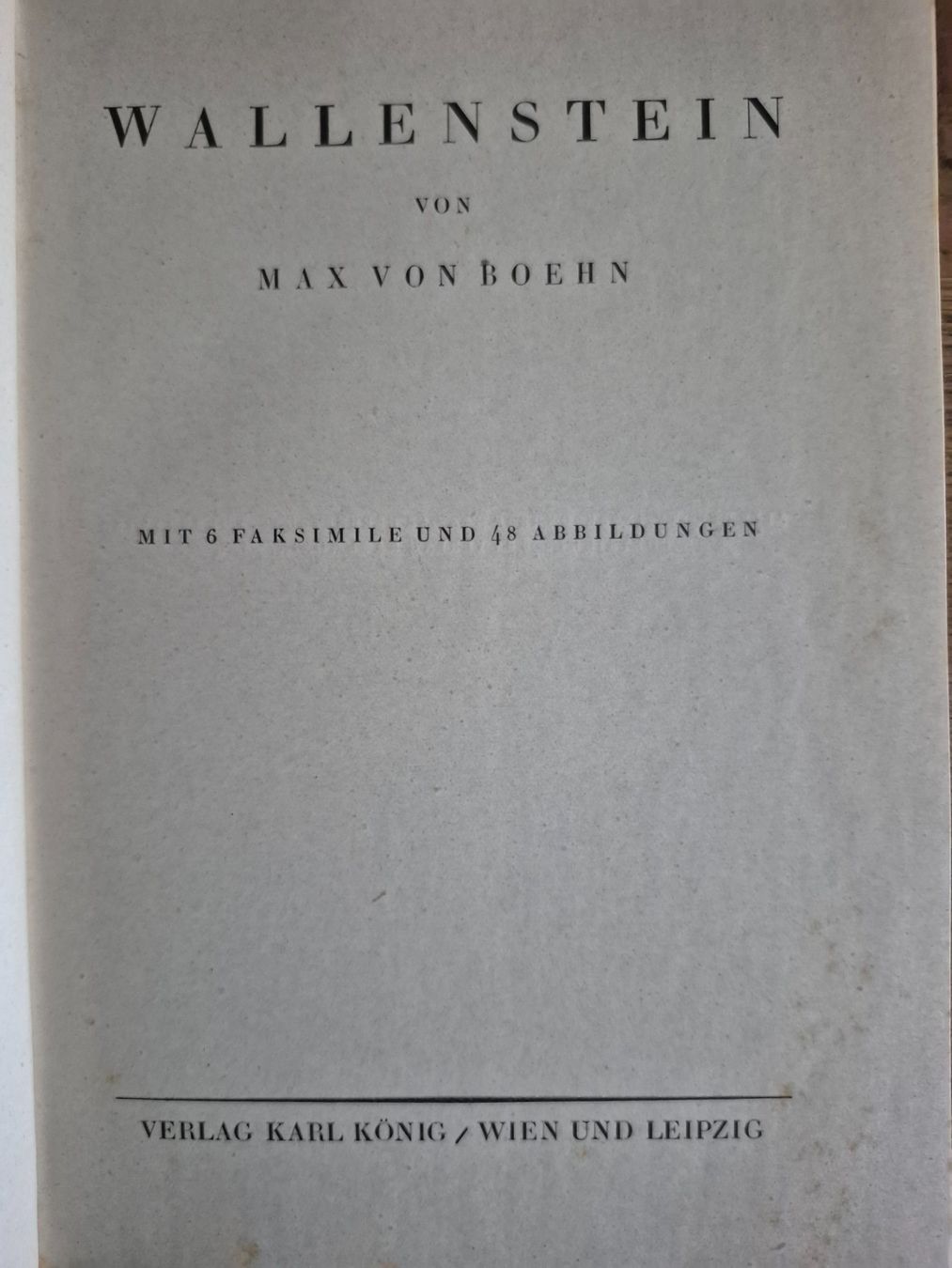 Libri: Wallenstein – Usato da Balsthal venduto da Jamamoegg 1