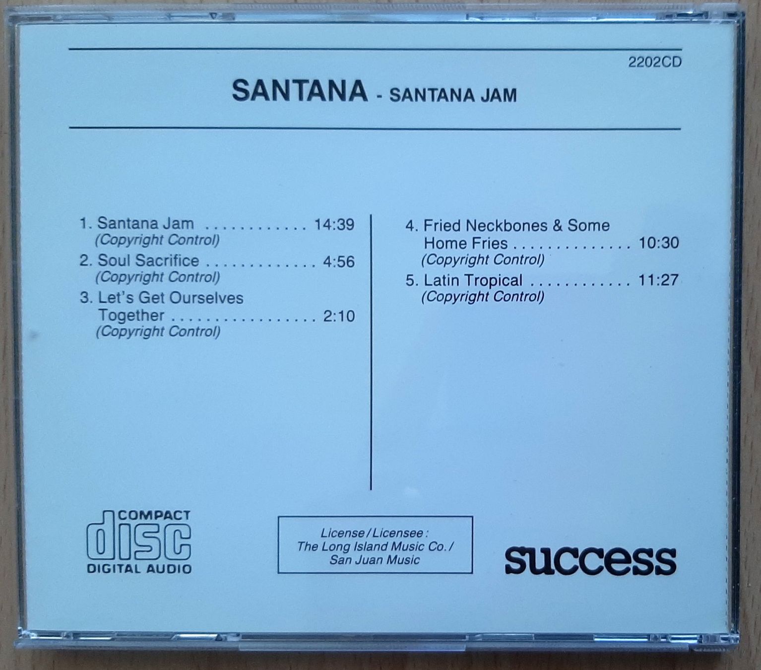 CDs: SANTANA Jam CD Latin Tropical – Gebraucht aus Frauenfeld von marckus 1