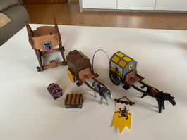 PLAYMOBIL - RITTER - KUTSCHEN - MIT - ZUBEHÖR