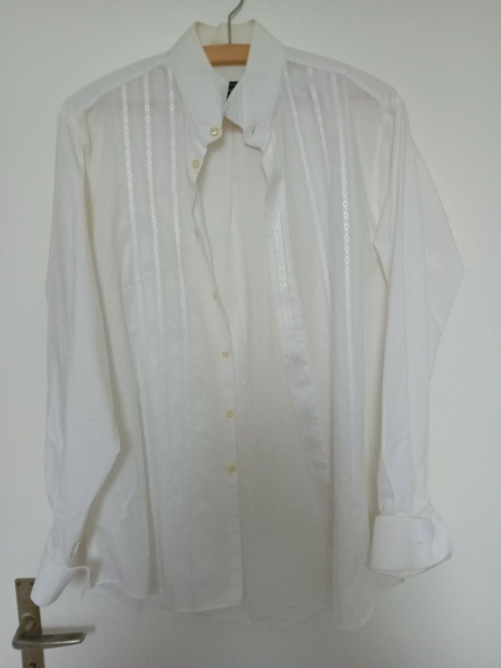 Camicie: Elegantes Weisshemd Gr. 38, Nettelstroth, Swiss Made – Usato da Arch venduto da Roli67