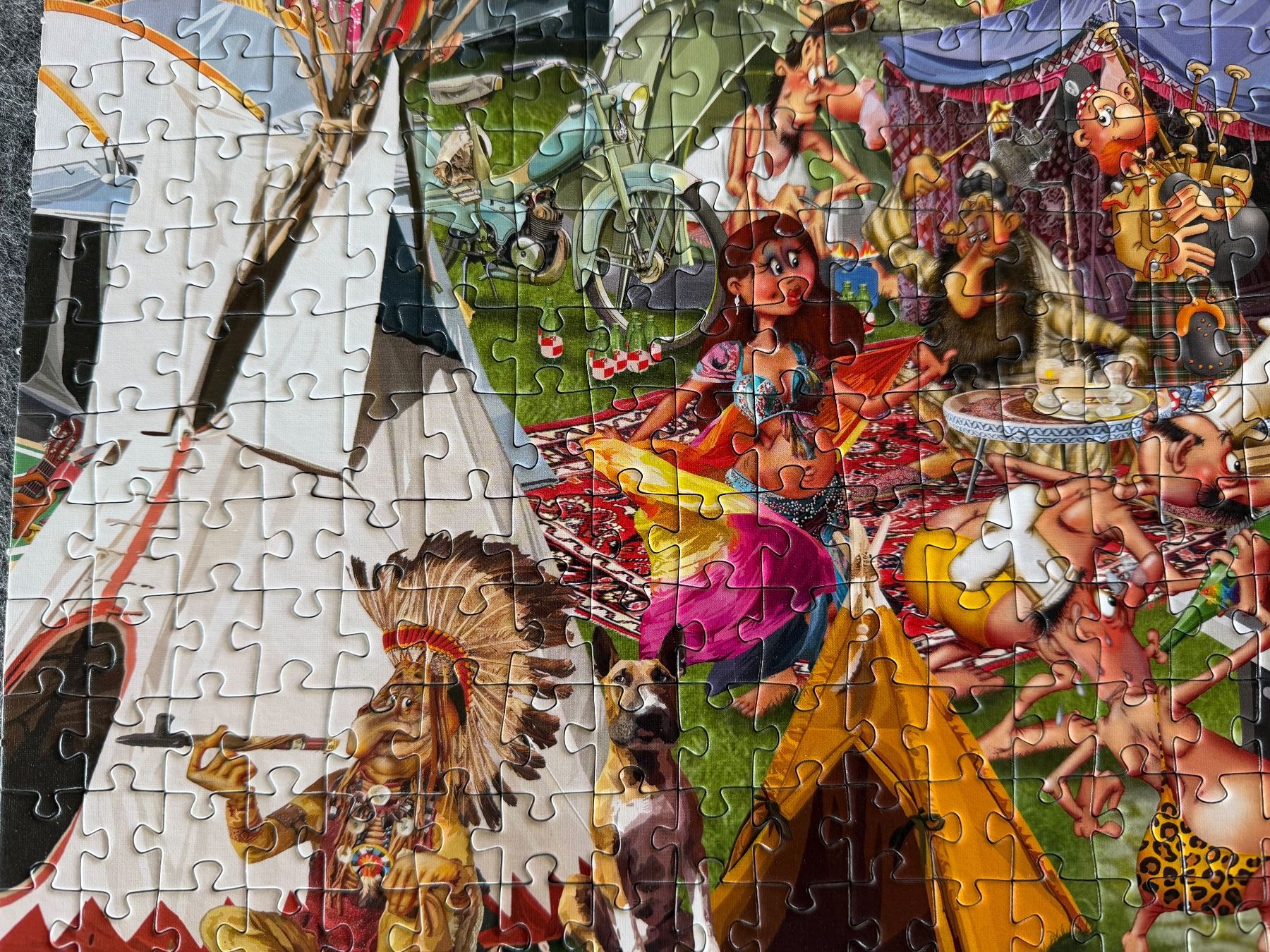 Puzzle: Puzzle Campingplatz Piatnik 1000tlg. – Usato da Schönenberg ZH venduto da zeit8geist 2