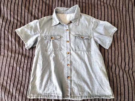 Leichte Jeansbluse, Gr. M