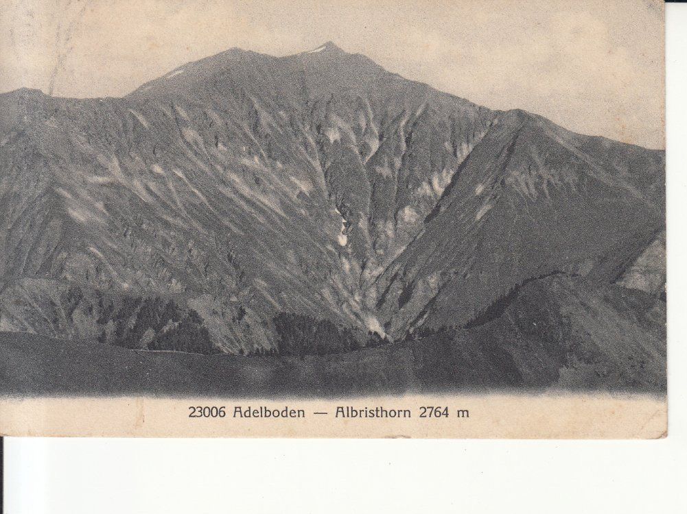 Cartoline postali: Albristhorn 1920 – Usato da Bürglen TG venduto da StampGraf