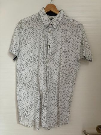 Herren Kurzarm Hemd Tom Tailor weiss Grösse M gebraucht