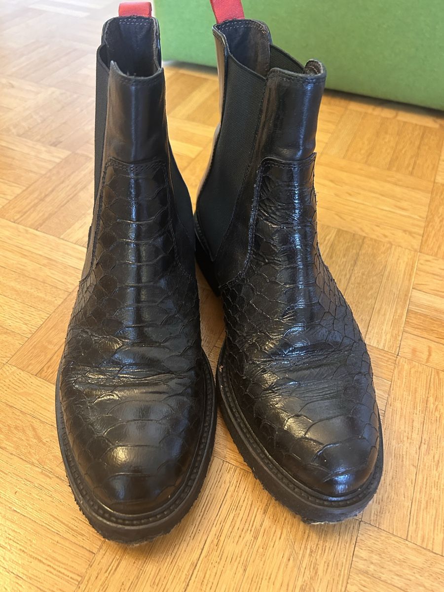 Scarpe da donna: Stiefeletten Leder Rote streifen Gr. 37 – Usato da Zürich venduto da olivia_oh_dear 5
