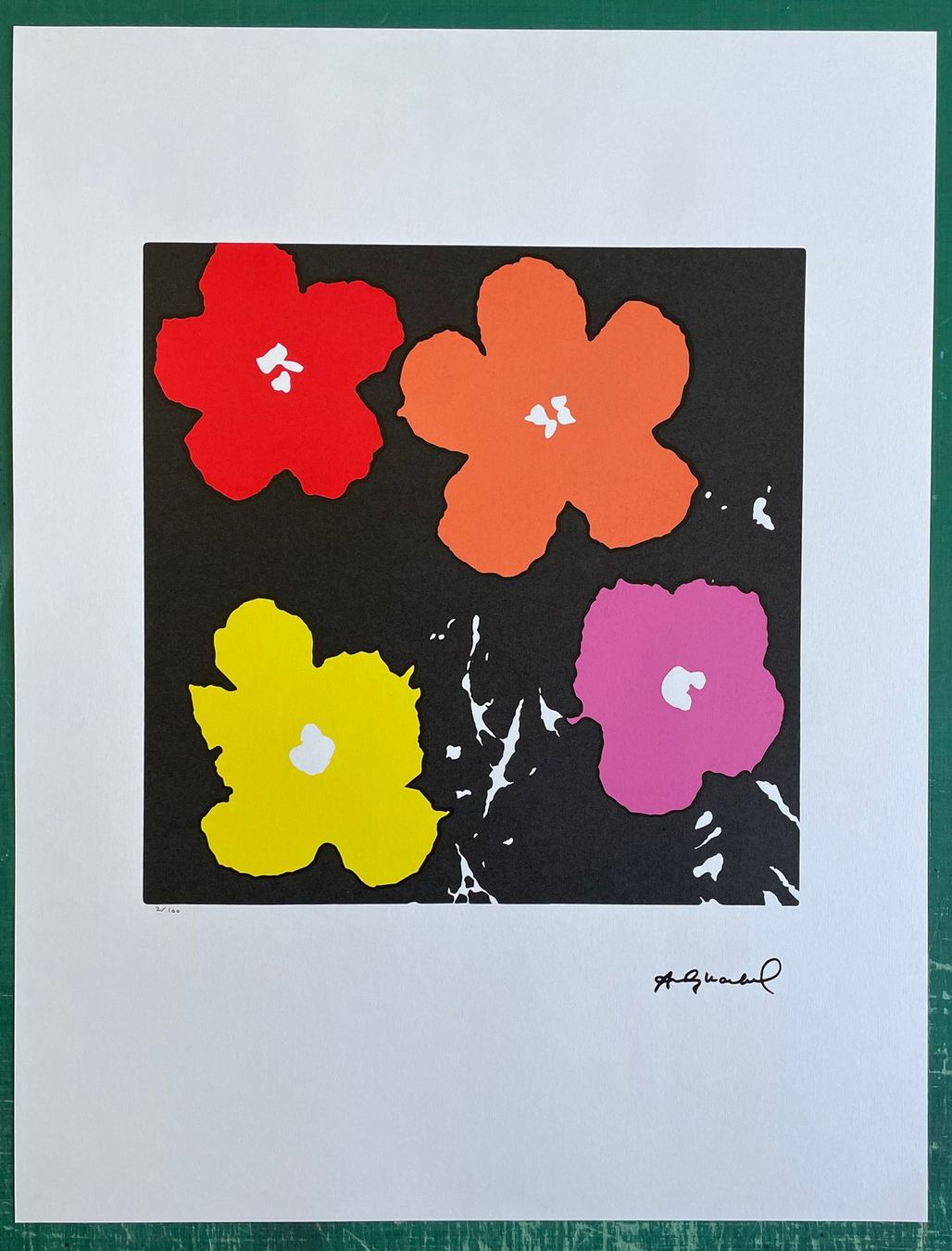 Foto & Immagini: Andy Warhol - Flowers 2/100 - Neu eingetroffen – Nuovo e nell'imballaggio originale da Adligenswil venduto da O_D_E_O_N 1