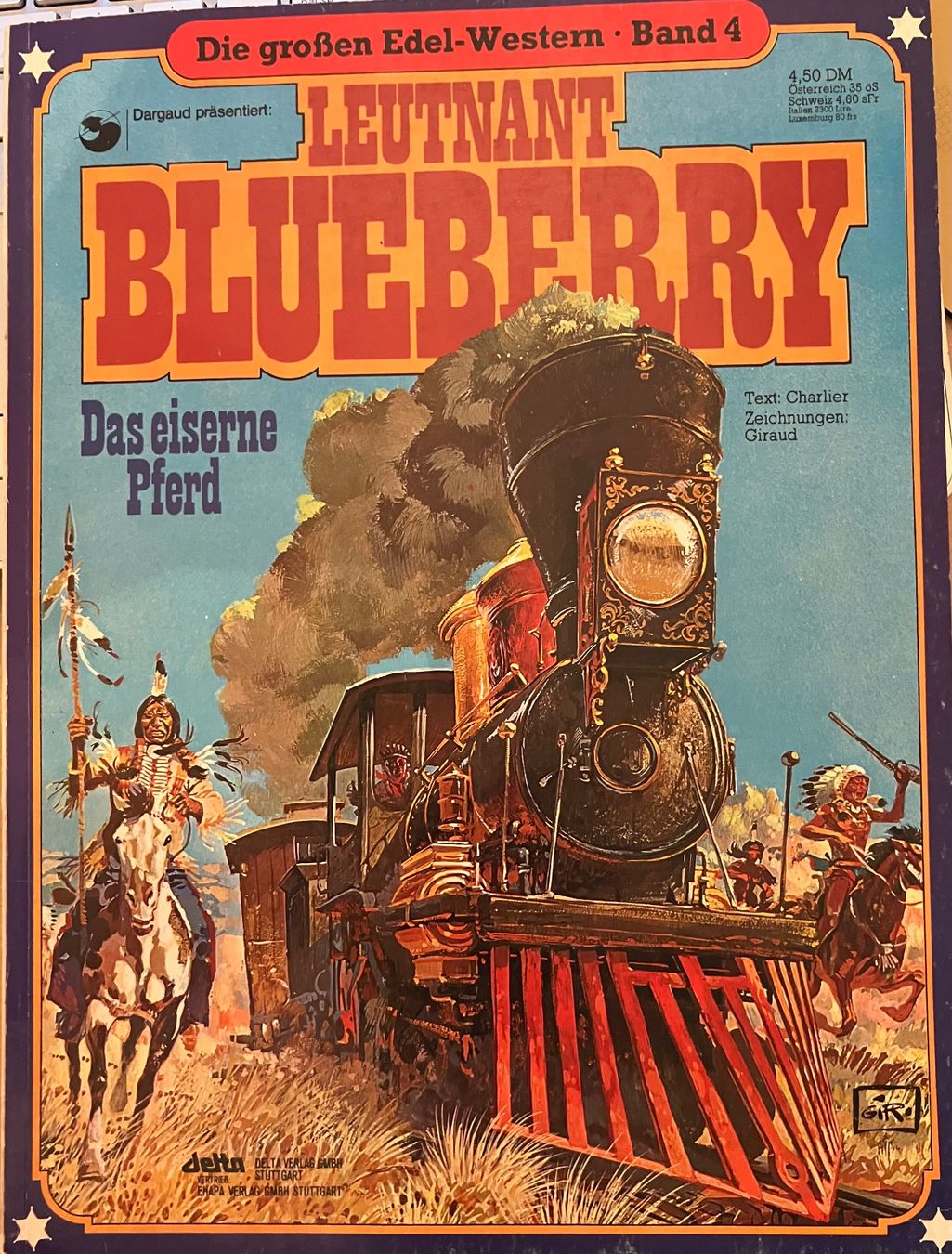 Fumetti: Leutnant Blueberry 4 - Das eiserne Pferd Western-Comic – Usato da Hunzenschwil venduto da zibu88