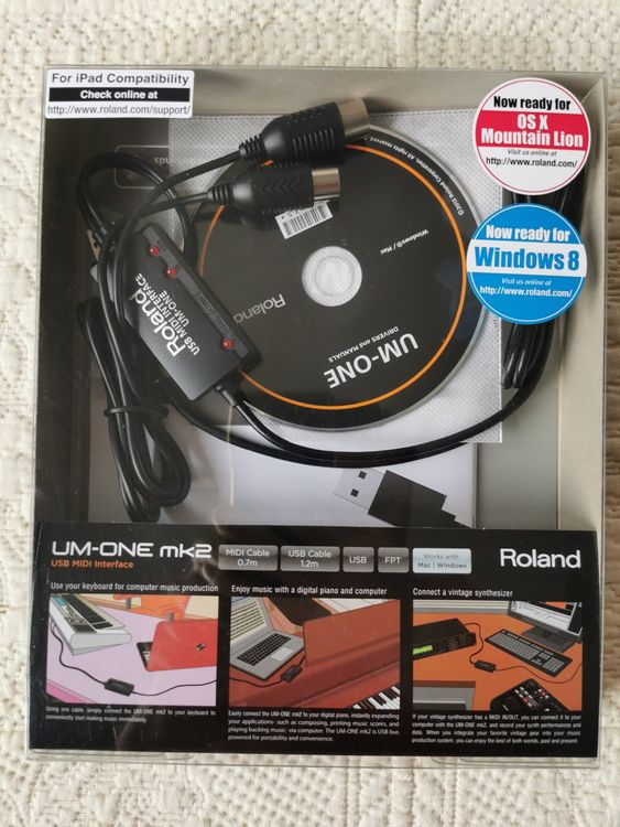 Roland UMONE mk2 usb midi INTERFACE Kaufen auf Ricardo